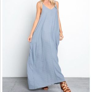 Grade and Gather NWT Chambray Maxi Dress